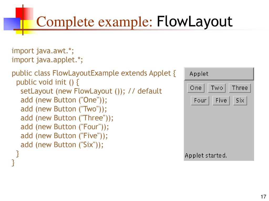 GUI building with the AWT - ppt download