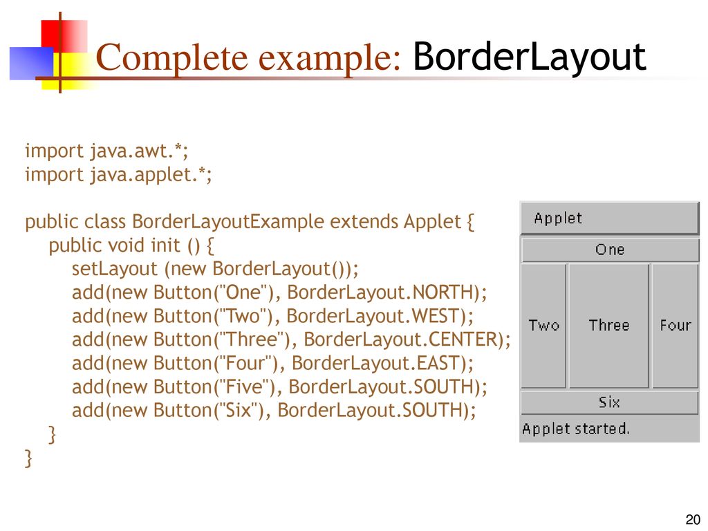 GUI building with the AWT - ppt download