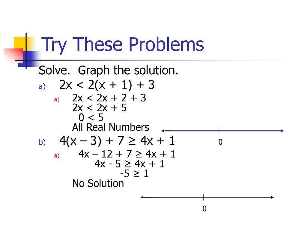 Section 5 Solving Inequalities Ppt Download