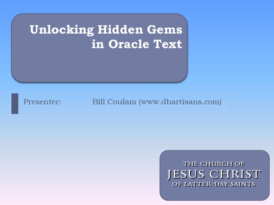 Unlocking Hidden Gems in Oracle Text - ppt download