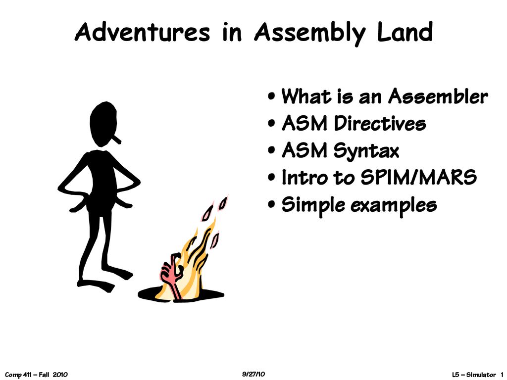 Adventures in Assembly Land - ppt download