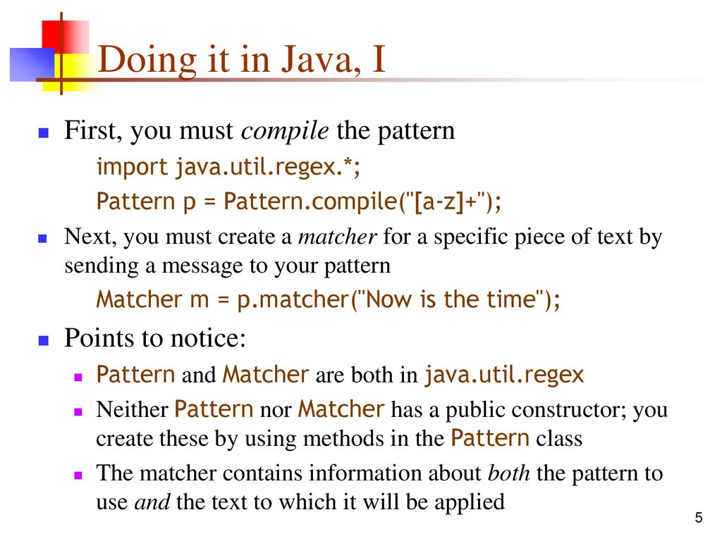 Regular Expressions in Java - ppt download