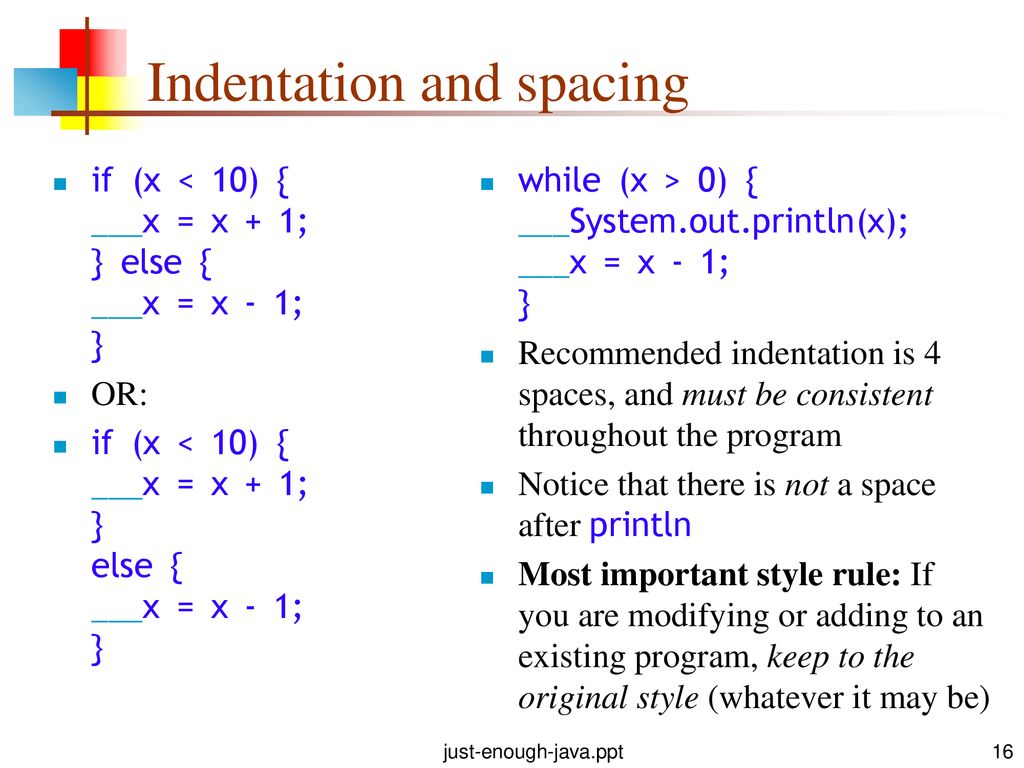 Just Enough Java 17-May ppt download