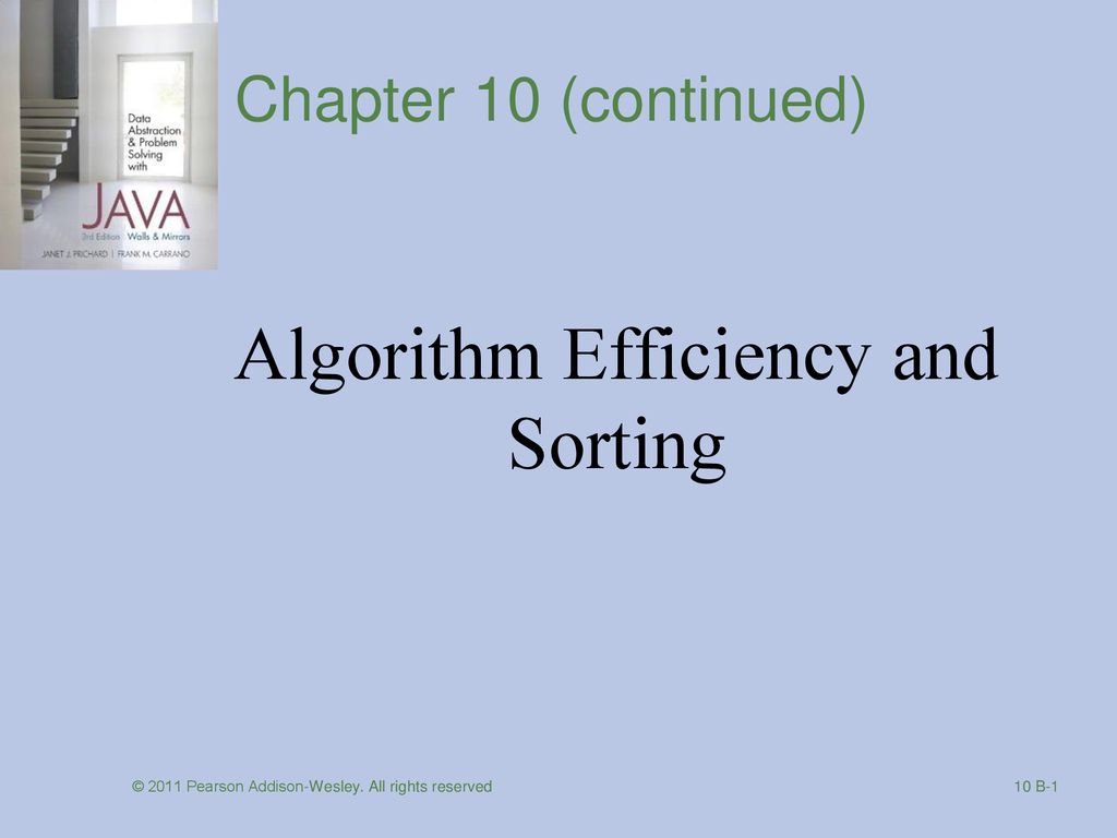 Algorithm Efficiency and Sorting - ppt download