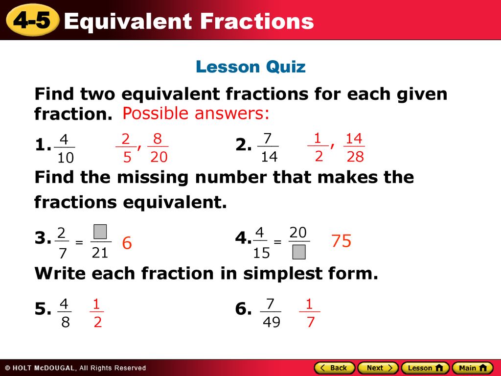 I CAN write equivalent fractions - ppt download
