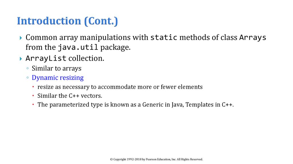 Chapter 7 Arrays and ArrayLists - ppt download