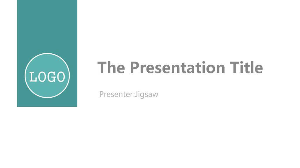 The Presentation Title