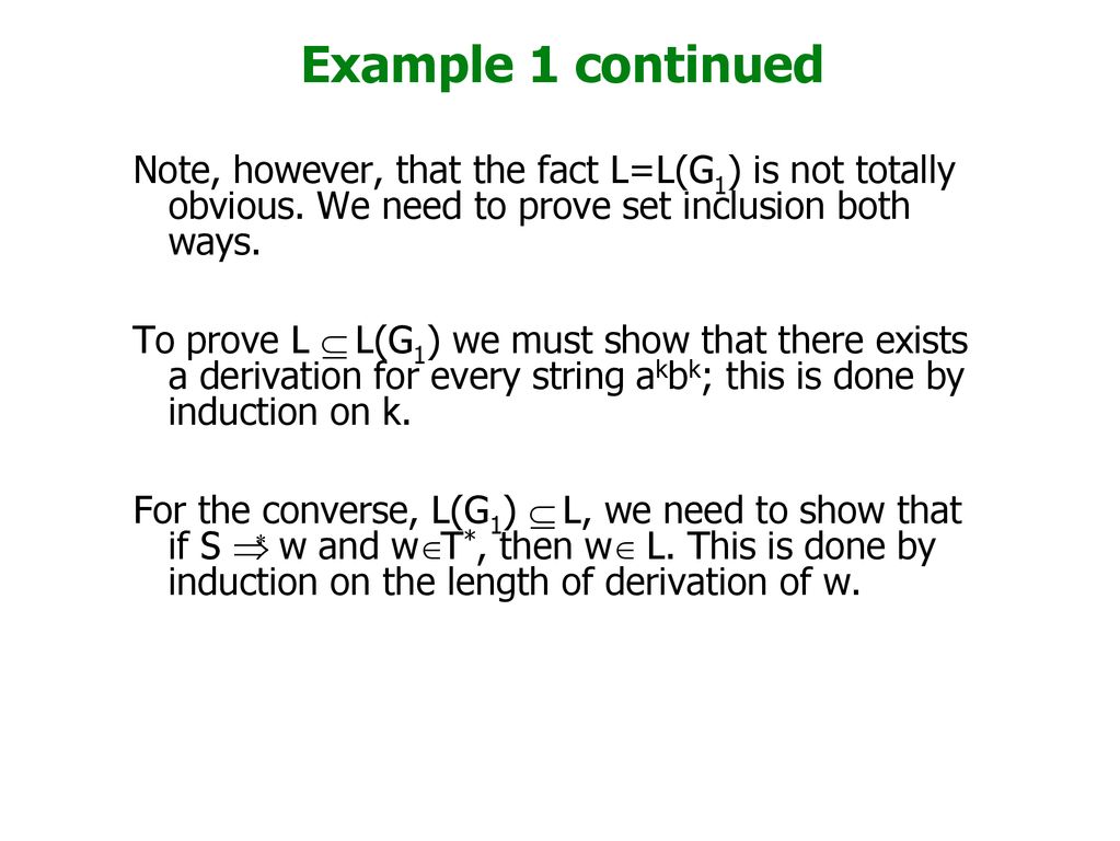 Formal Languages Context Free Languages Provide A Convenient Notation For Recursive Description Of Languages The Original Goal Of Formalizing The Structure Ppt Download