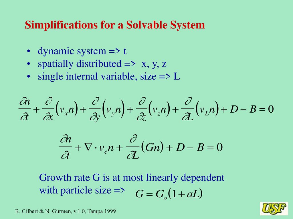 Population Balance Techniques In Chemical Engineering Ppt Download