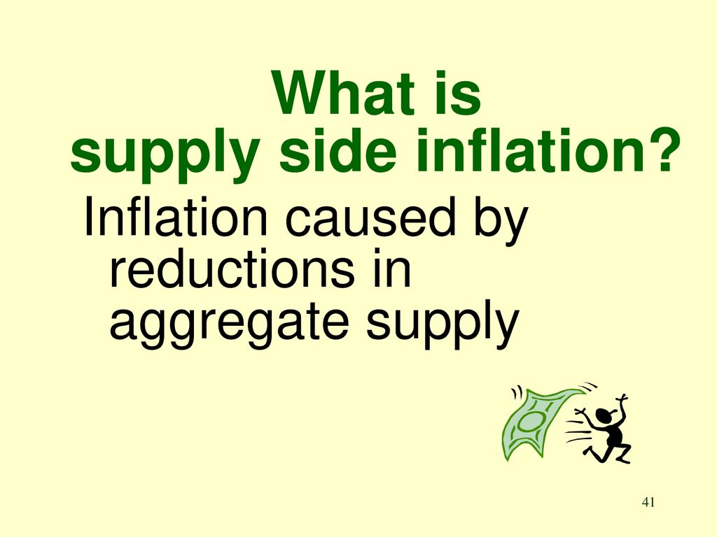 What is supply side inflation