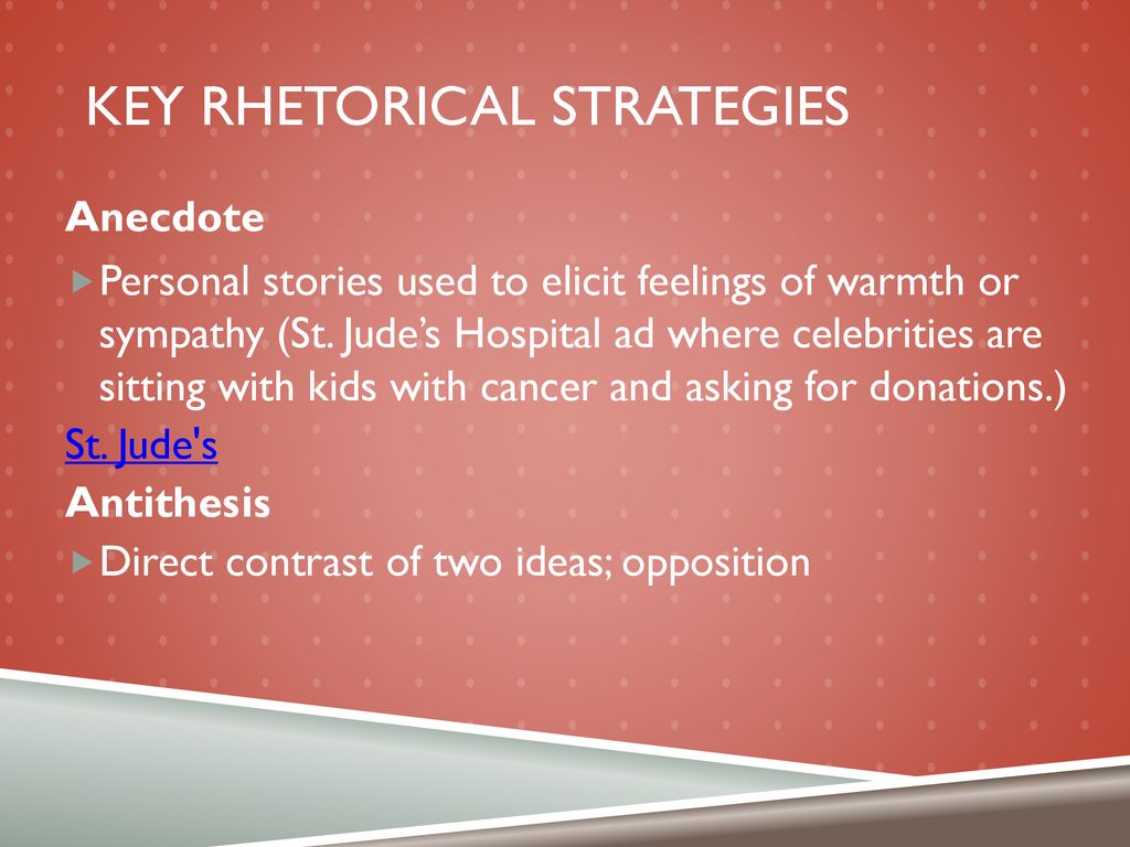 basic rhetorical strategies