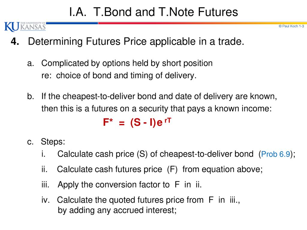 Chapter 6: Interest Rate Futures - ppt download