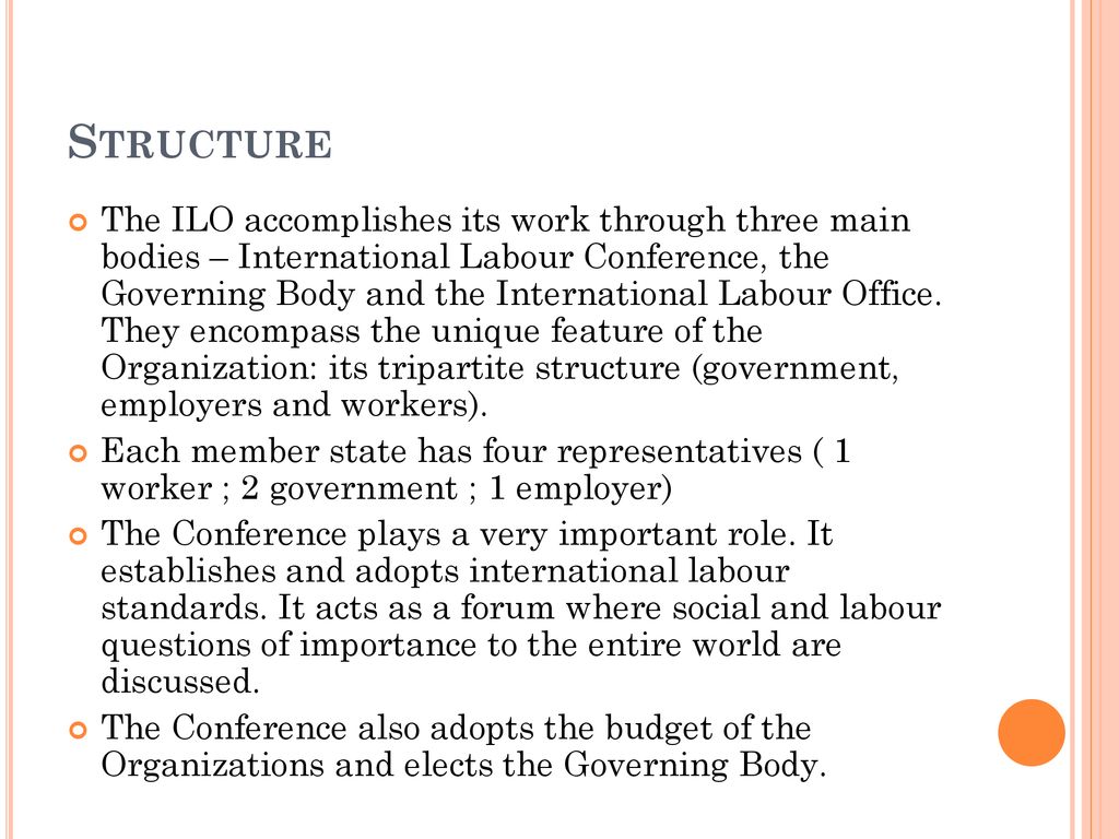 International Labour Organization - ppt download