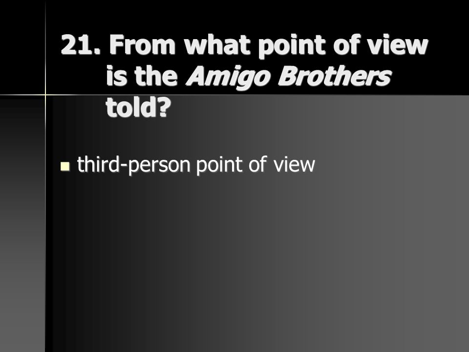 amigo brothers by piri thomas summary