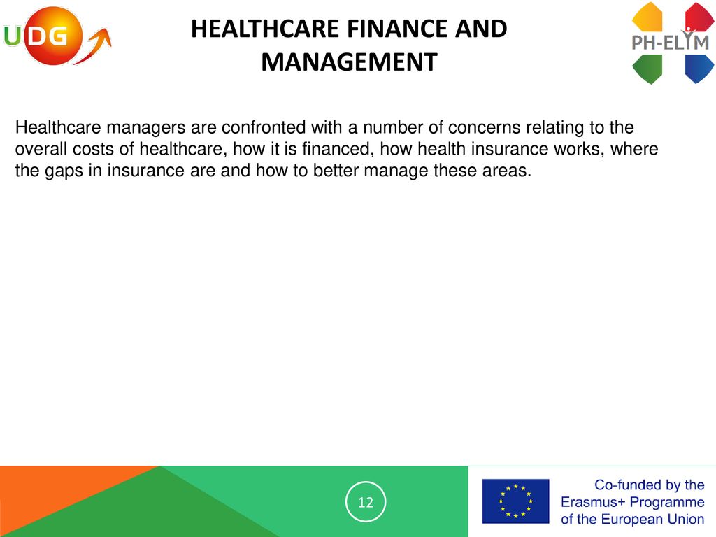 Healthcare Finance and Management