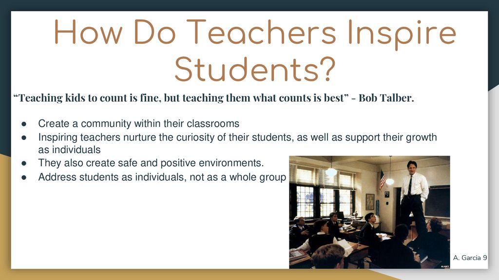How Do Teachers Inspire Students?