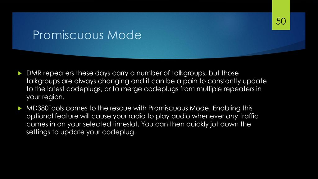 Promiscuous Mode