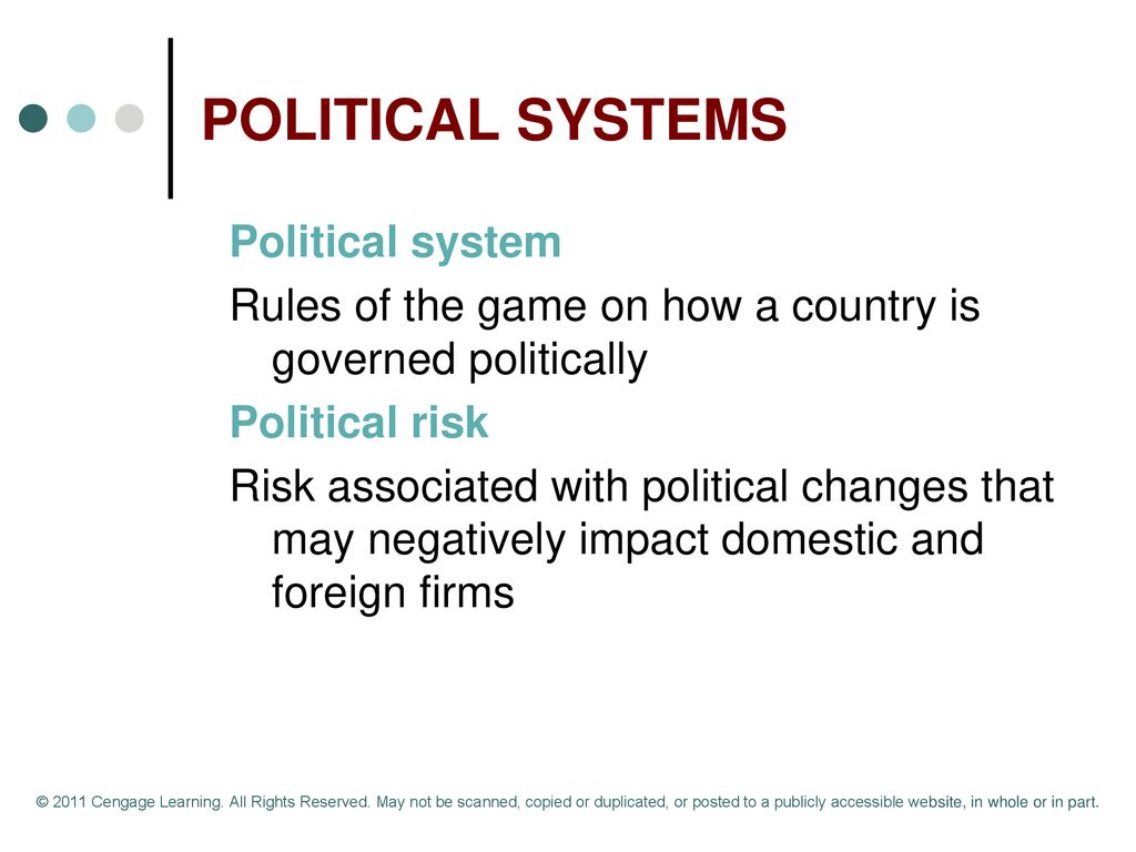 POLITICAL SYSTEMS