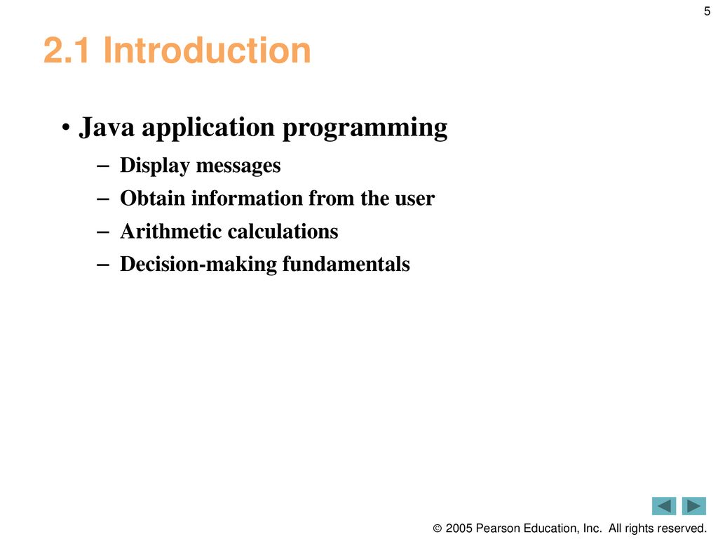 Introduction to Java Applications - ppt download