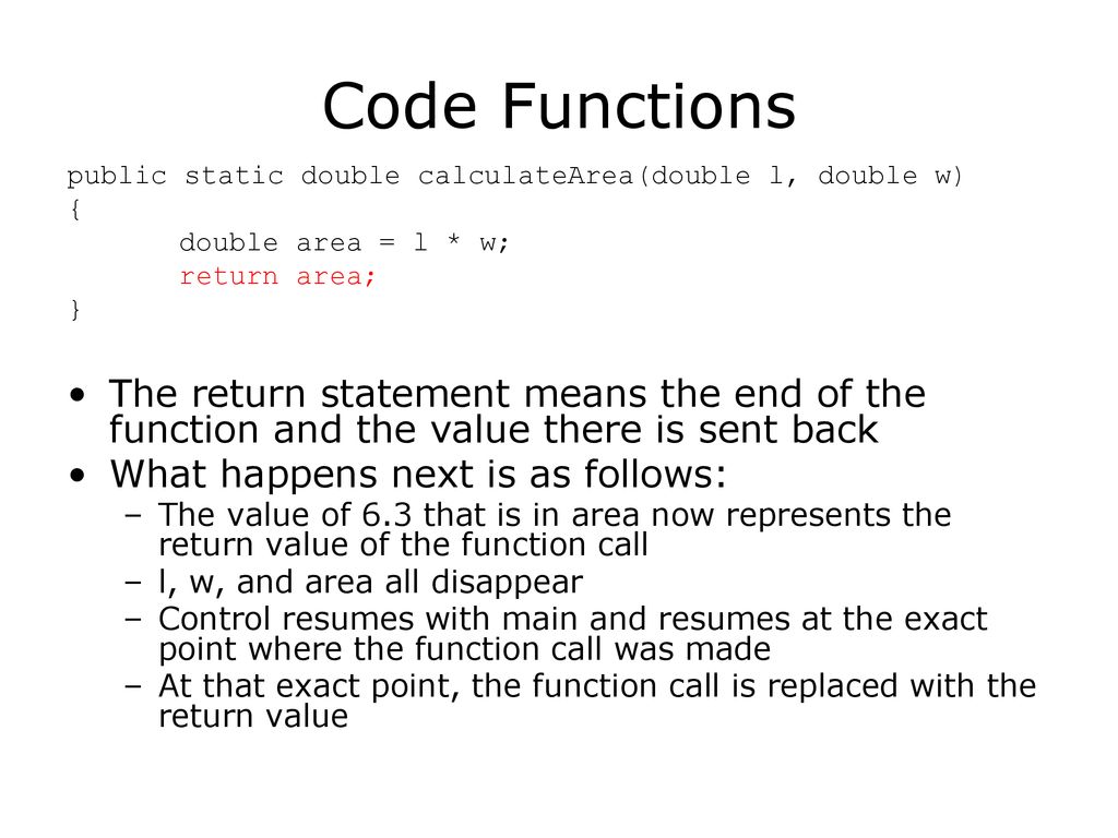 Java Programming Function Introduction - ppt download