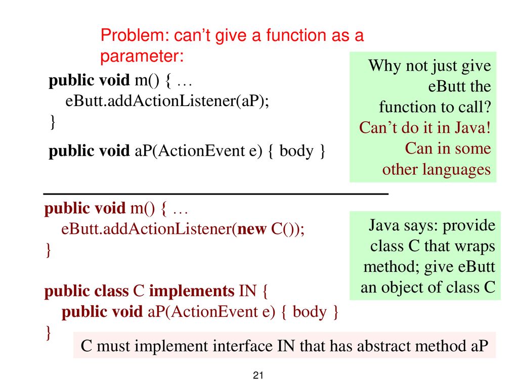 12 Listening To Events Inner And Anonymous Classes Ppt Download