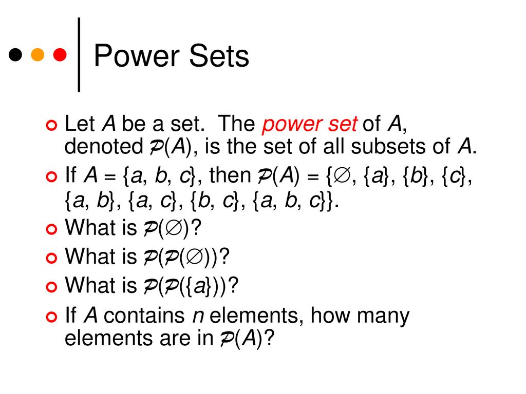 Basic Definitions Of Set Theory Ppt Download
