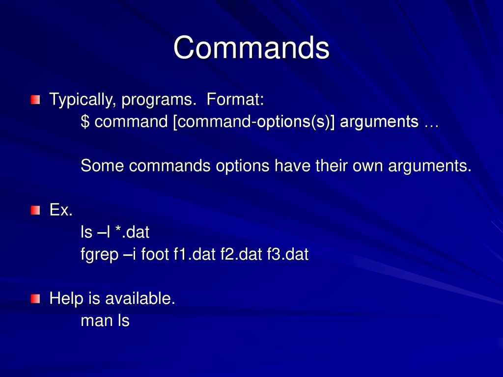 Introduction to Linux Commands - ppt download