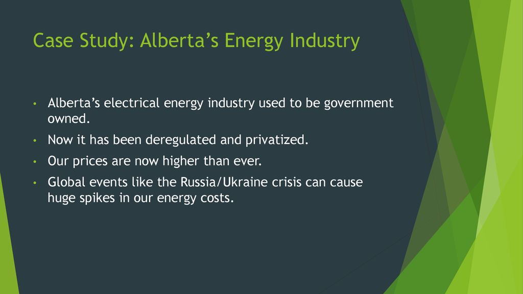 Case Study: Alberta’s Energy Industry