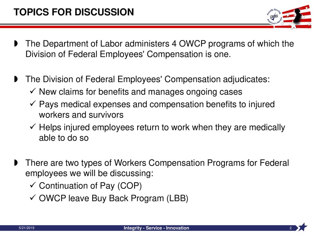 OWCP LEAVE BUY BACK PROGRAM - ppt download