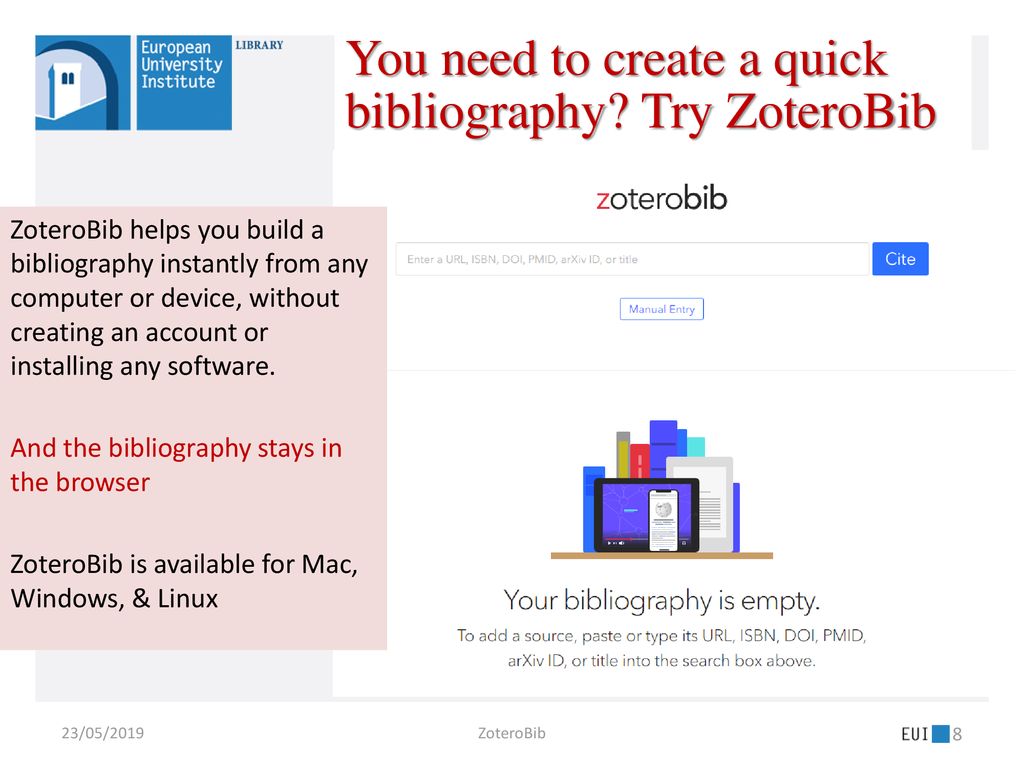 Introduction To ZOTERO - Ppt Download