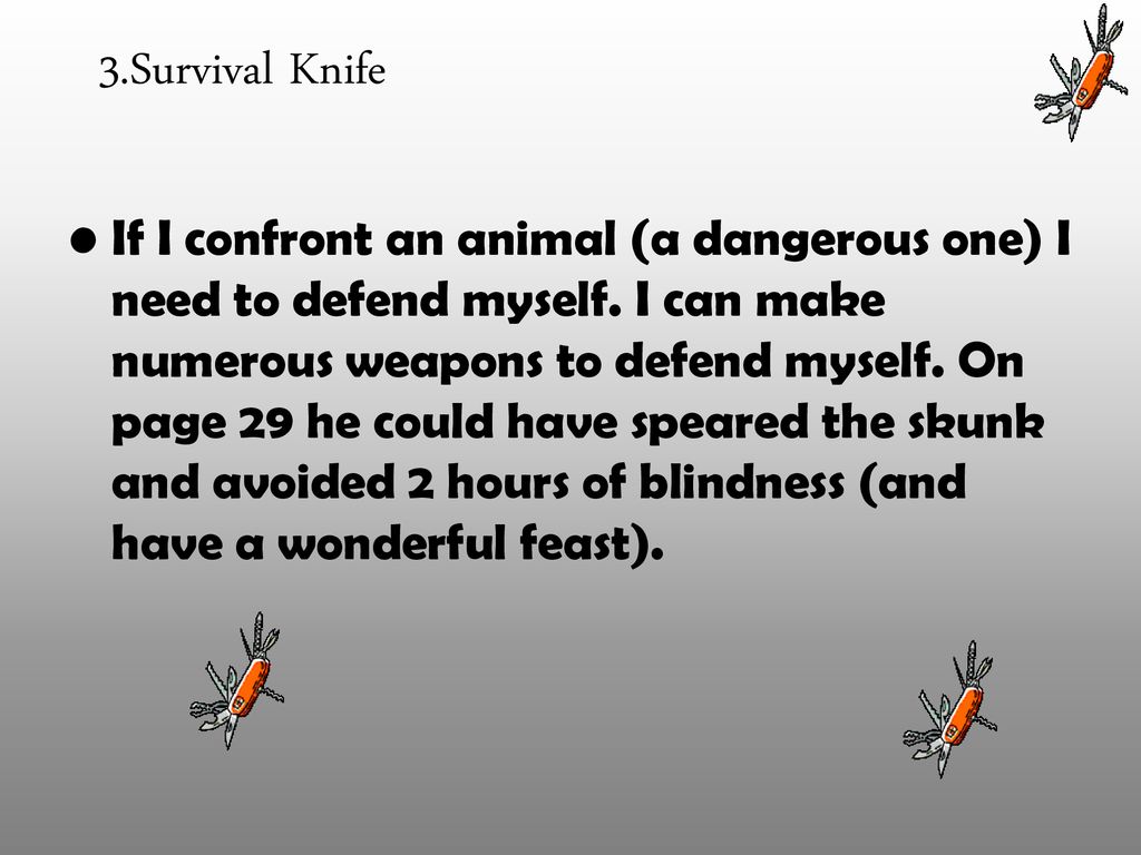 3.Survival Knife