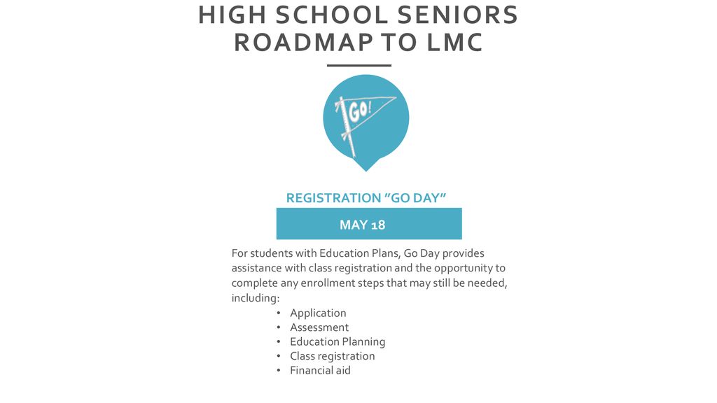 HIGH SCHOOL SENIORS ROADMAP TO LMC Ppt Download high-school-seniors-roadmap-to-lmc-ppt-download