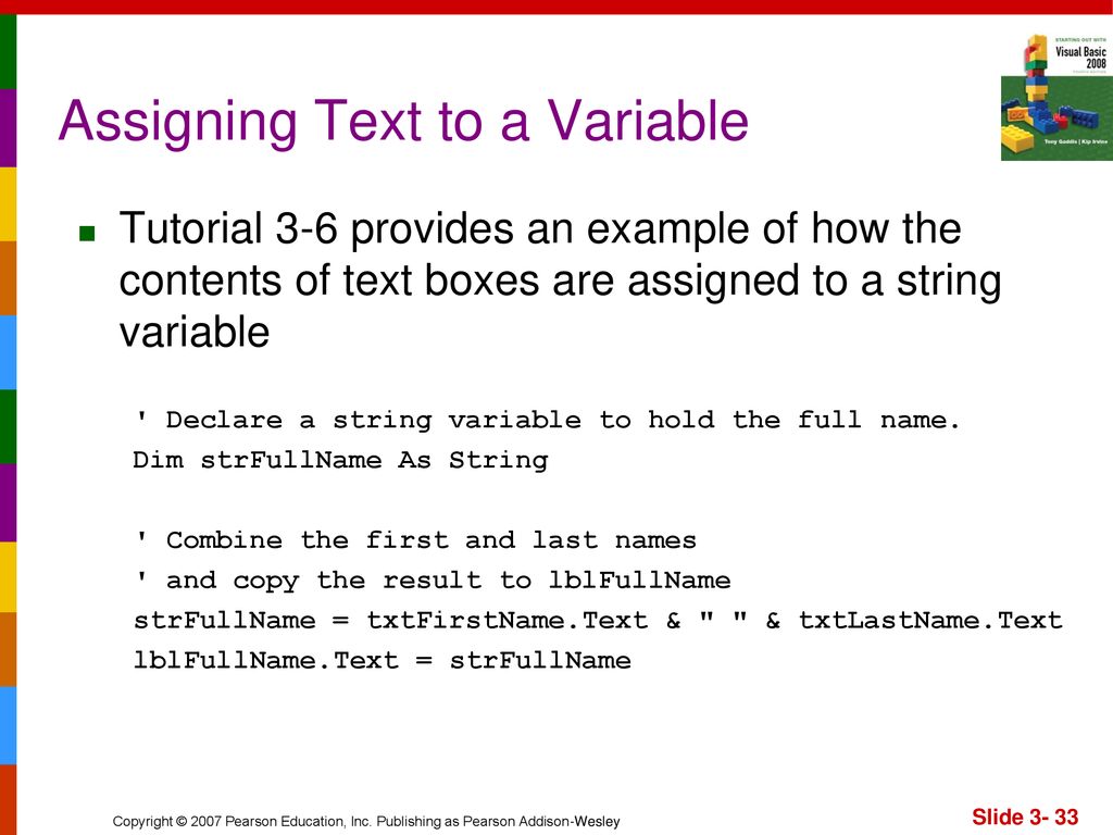STARTING OUT WITH Visual Basic ppt download