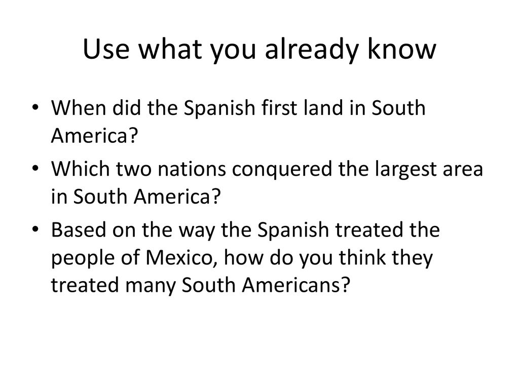 South America: Independence and Beyond - ppt download