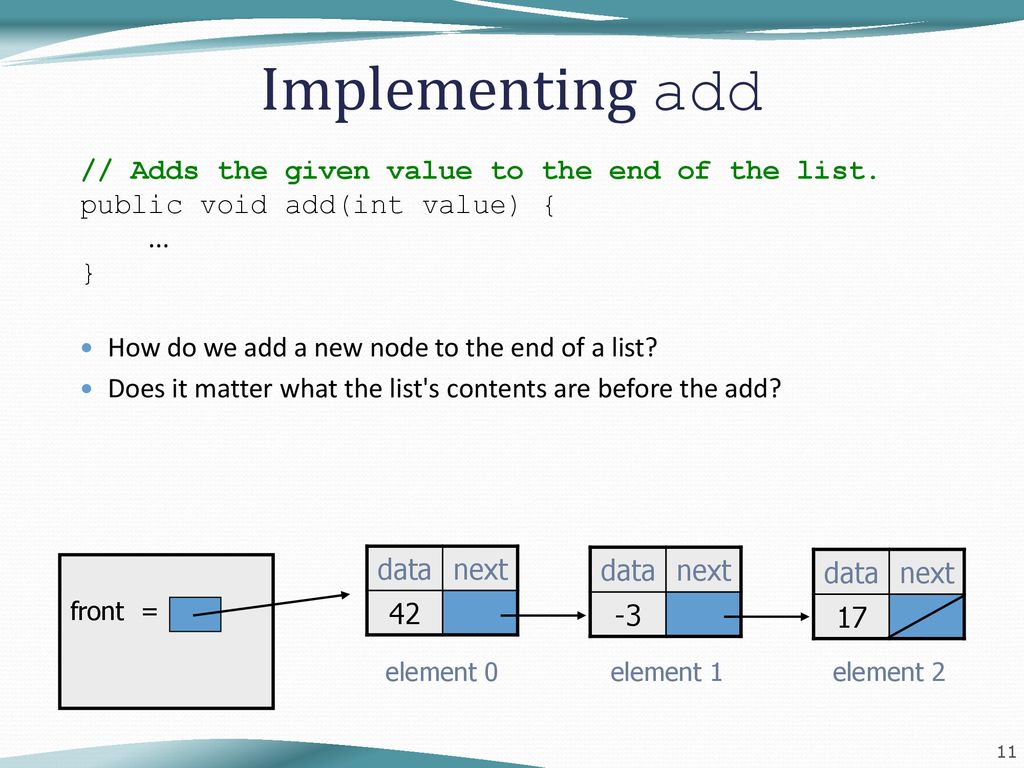 Lecture 7: Linked List Basics reading: ppt download
