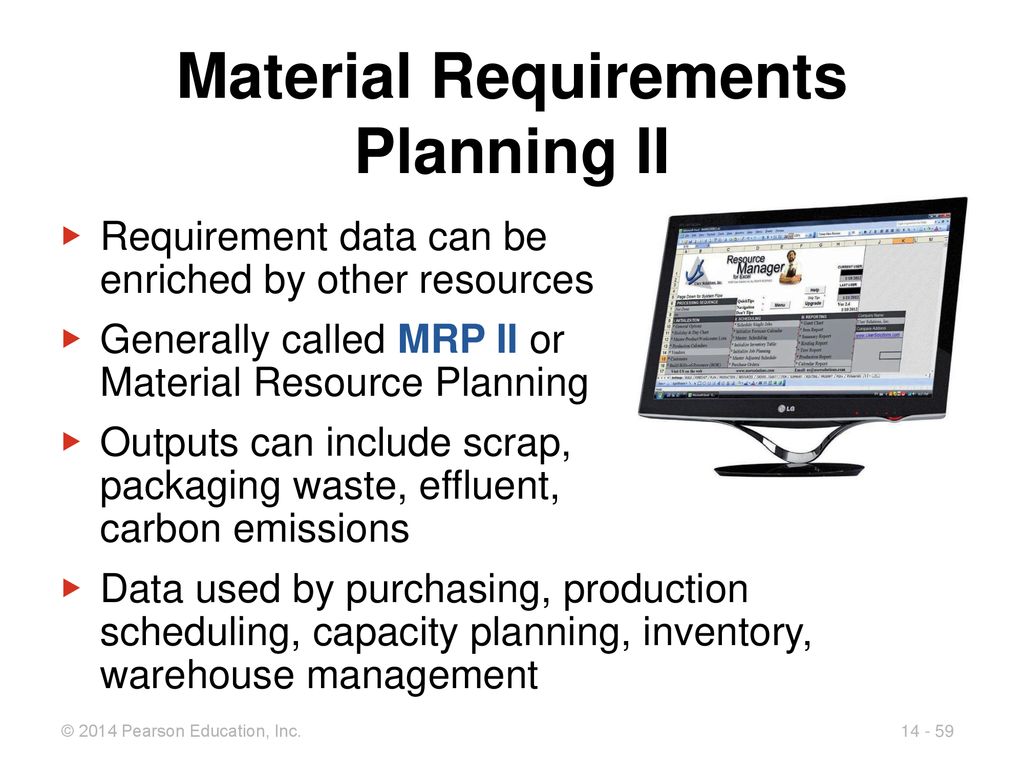 Material Requirements Planning II