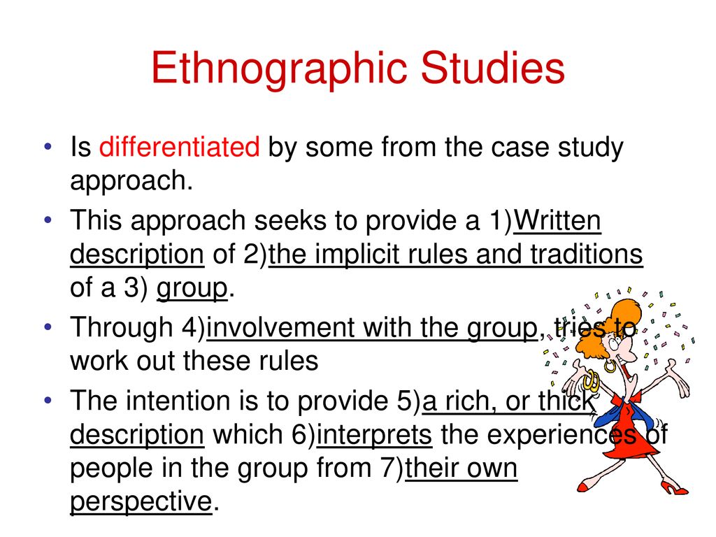 case study about ethnographic