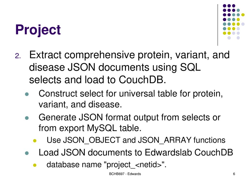 Project BCHB ppt download