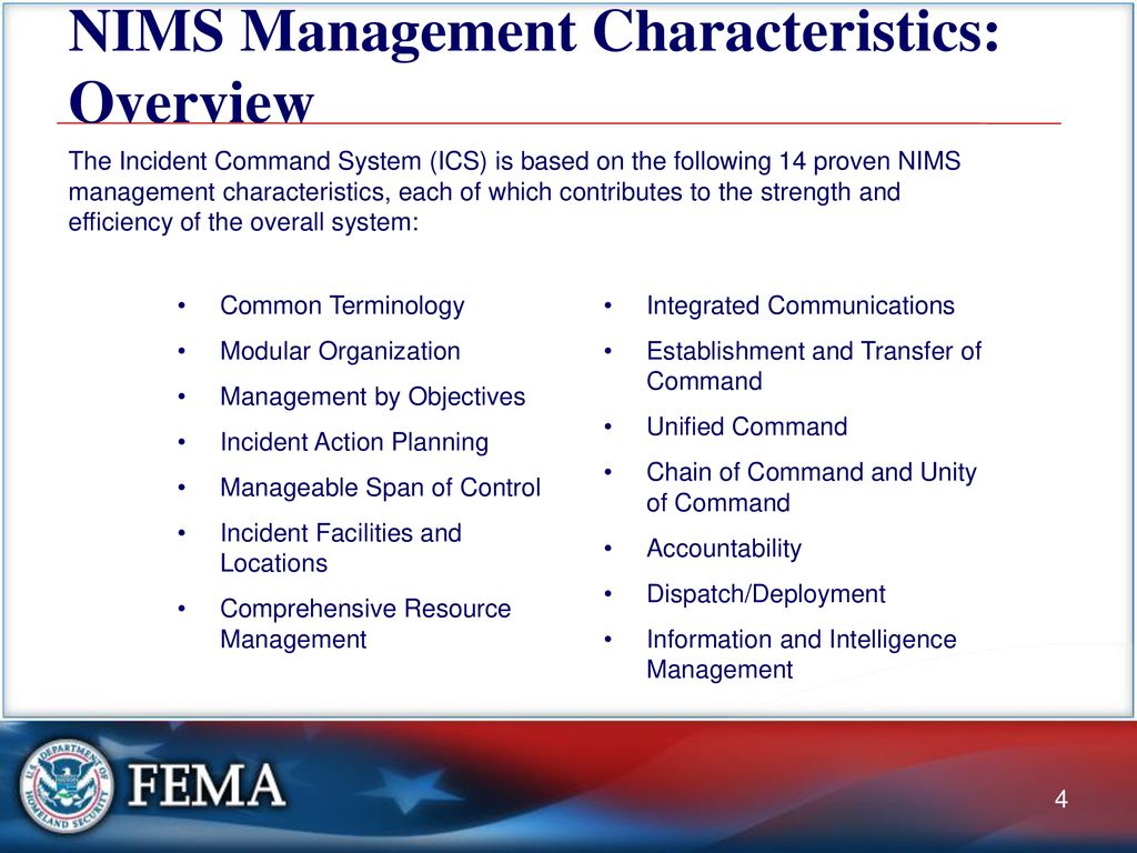 The Nims Management Characteristic Of Chain Of Command And Unity Of Command Means That Each Person: Ensures Order