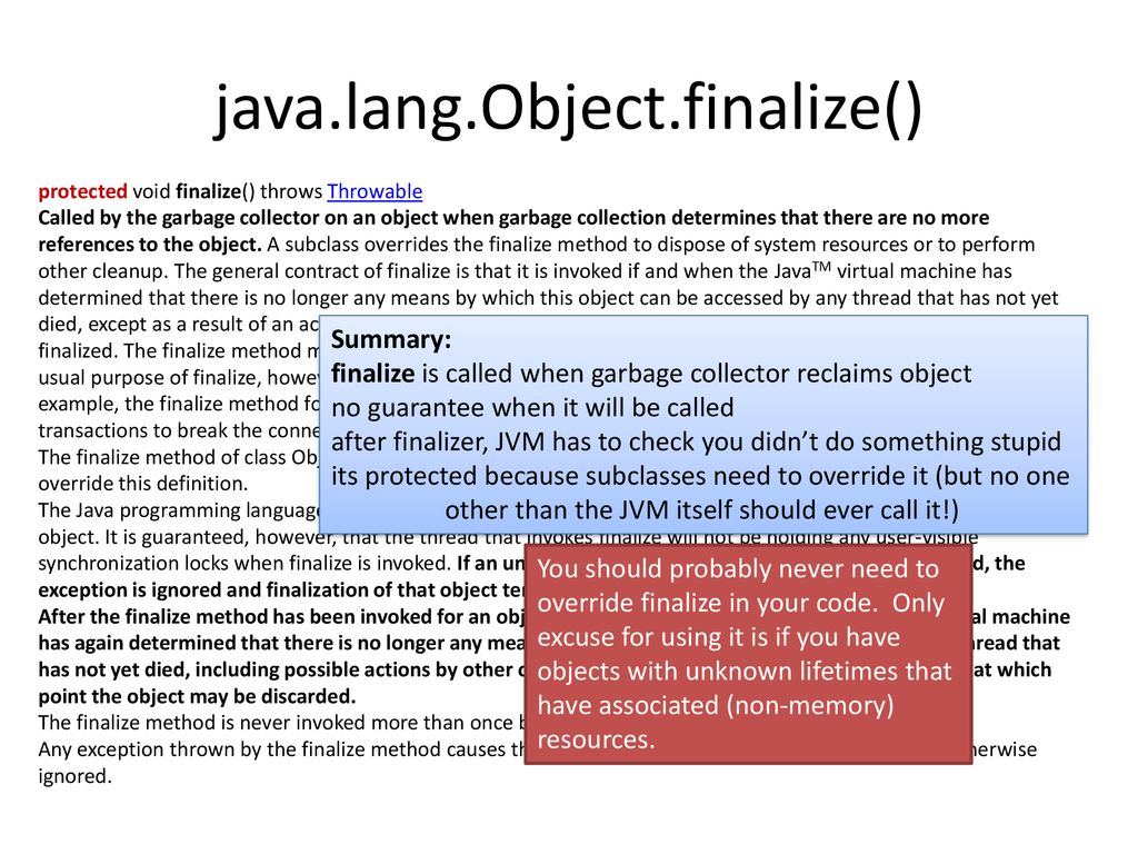 Class 24: Garbage Collection - ppt download