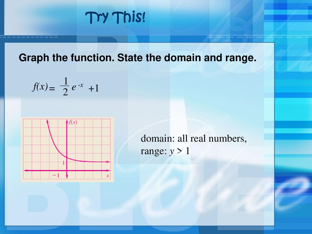 4 3 Use Functions Involving E Ppt Download 4 3 Use Functions Involving E Ppt Download