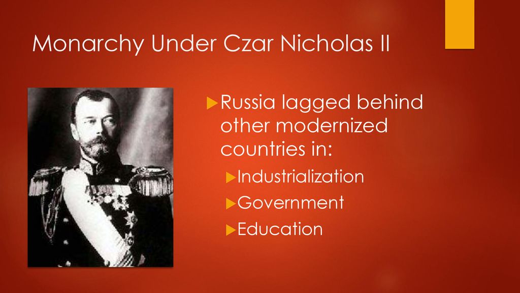 Monarchy Under Czar Nicholas II