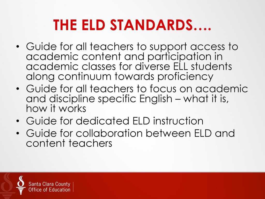 New English Language Development and Common Core State Standards