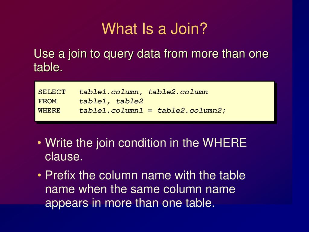 displaying-data-from-multiple-tables-ppt-download