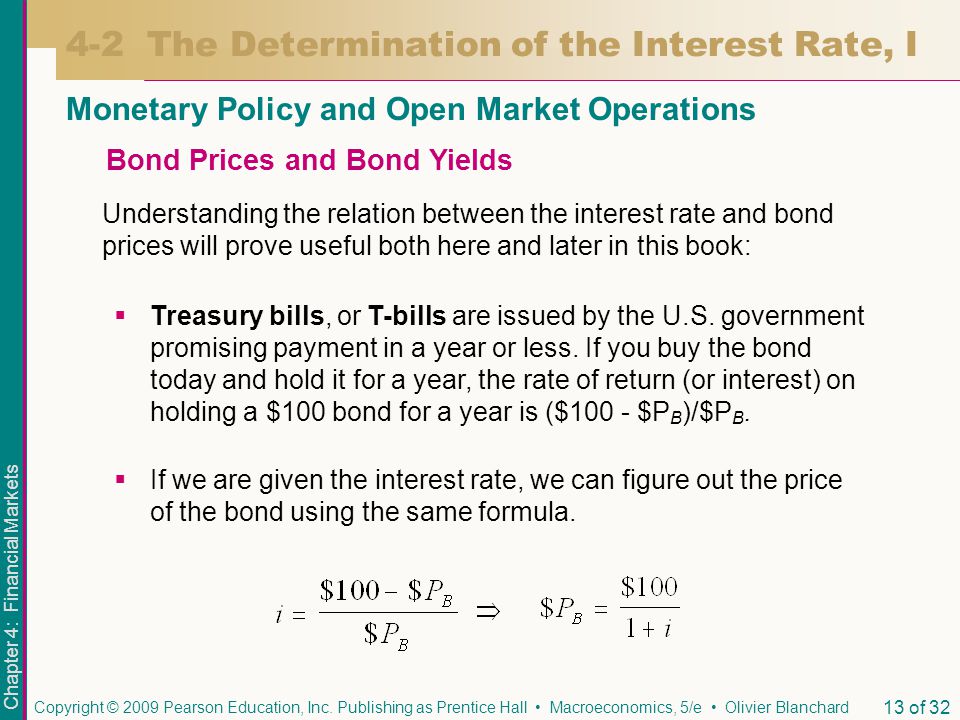 4-2 The Determination of the Interest Rate, I