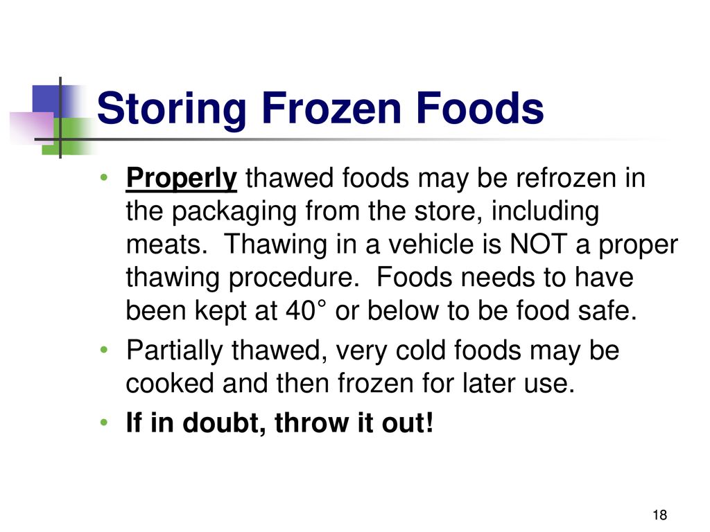 Storing foods ppt download