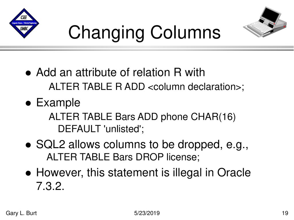 CMSC-461 Database Management Systems - ppt download