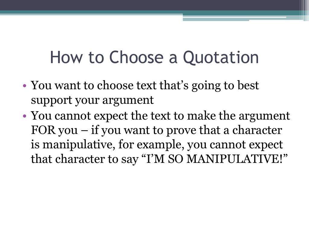 Adding & Using Quotations - ppt download