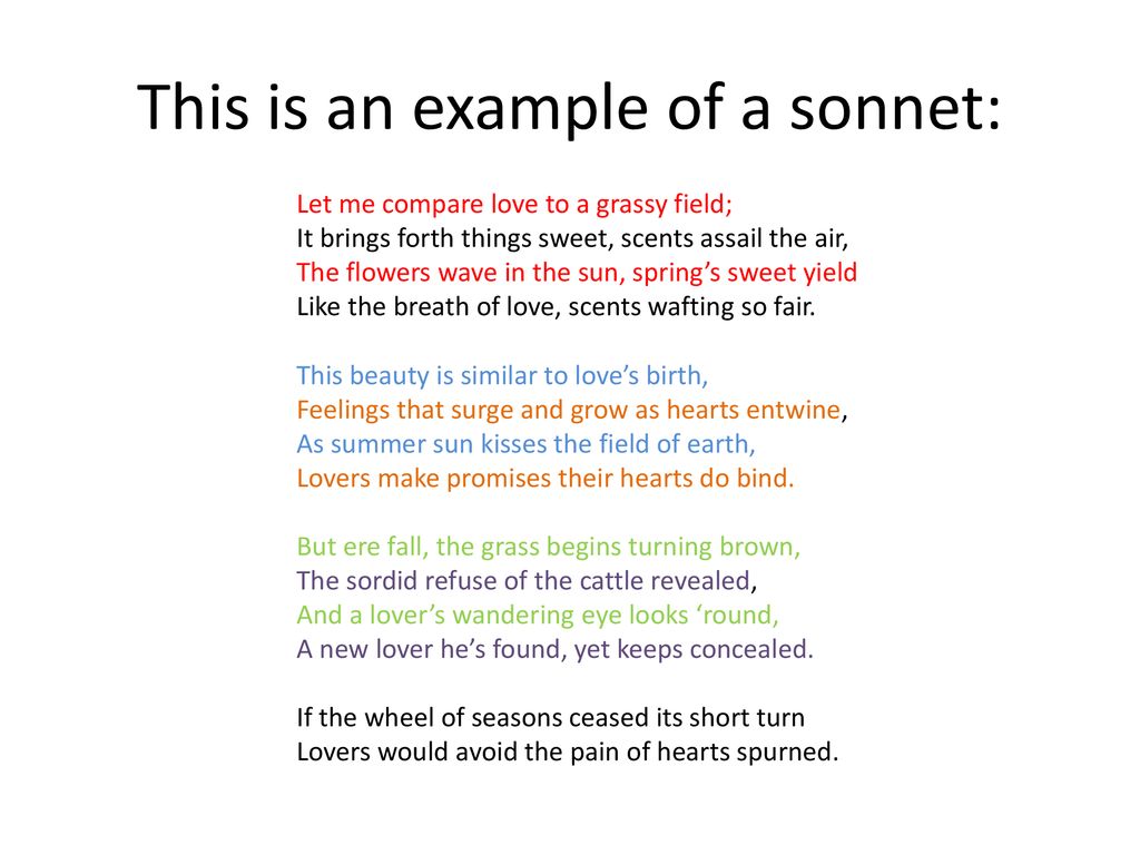 How to write a Shakespearian Sonnet in four easy steps - ppt download