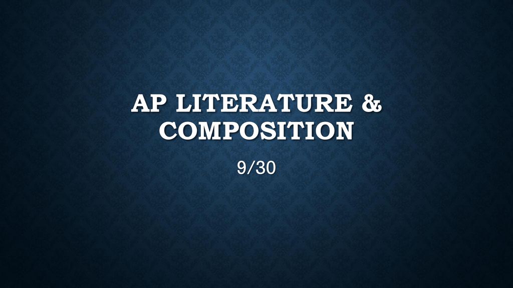 AP Literature Composition Ppt Download is-ap-literature-hard-a-comprehensive-guide-to-the-exam-the